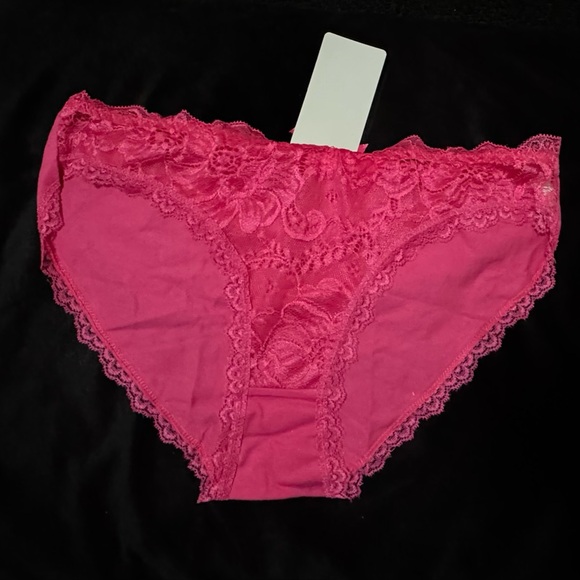 Other - Lace Trim Pink Panties